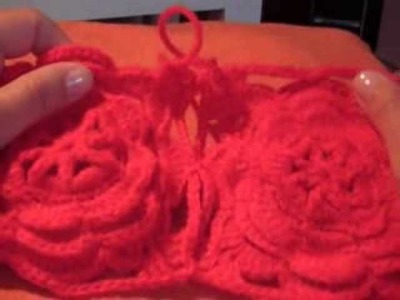 Crochet como unir piezas para el chal de rosas