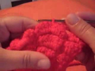 Crochet media flor para chal 2ª parte
