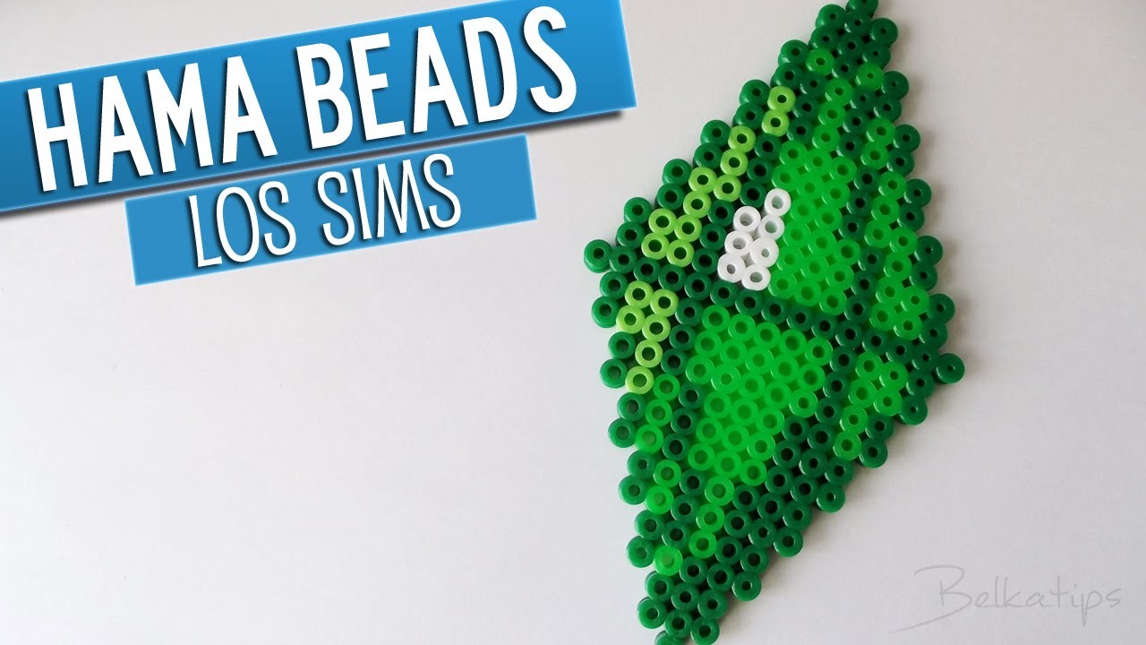 Diamante (Plumbob) de Los Sims con Hama Beads