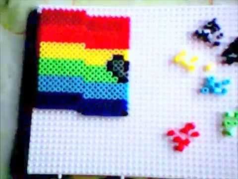 DIY Nyan Cat con Hama Beads Midi