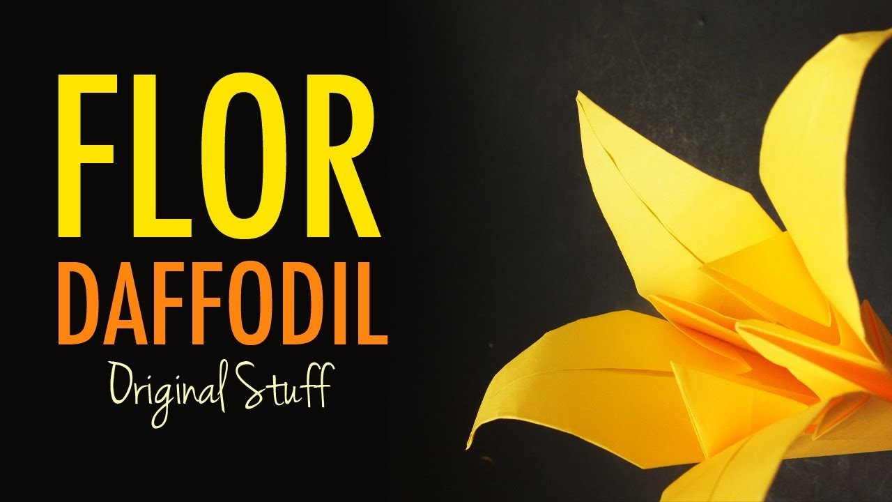 Flor Daffodil [Origami] - Original Stuff