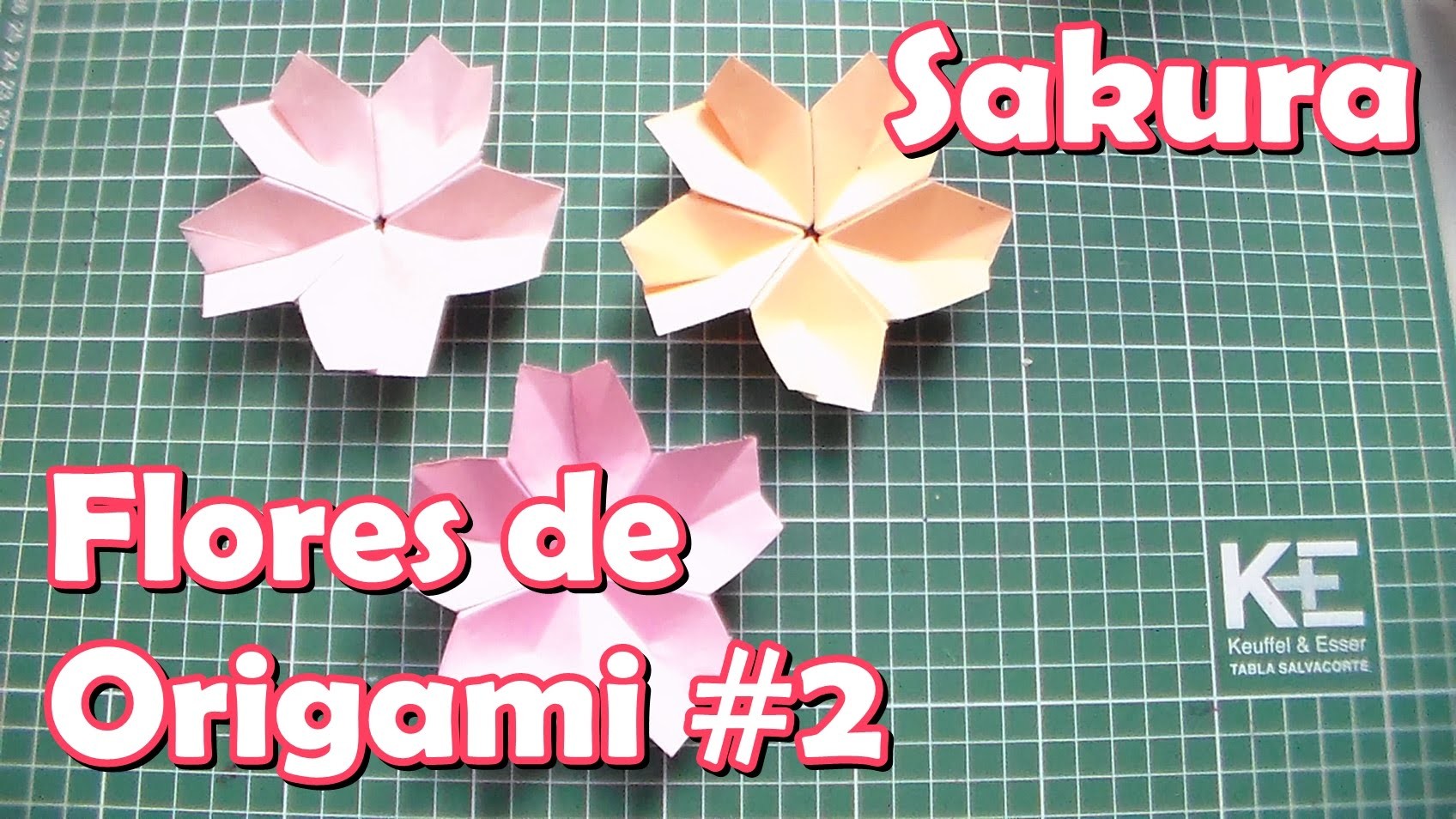 Flores de Origami # 2 Sakura