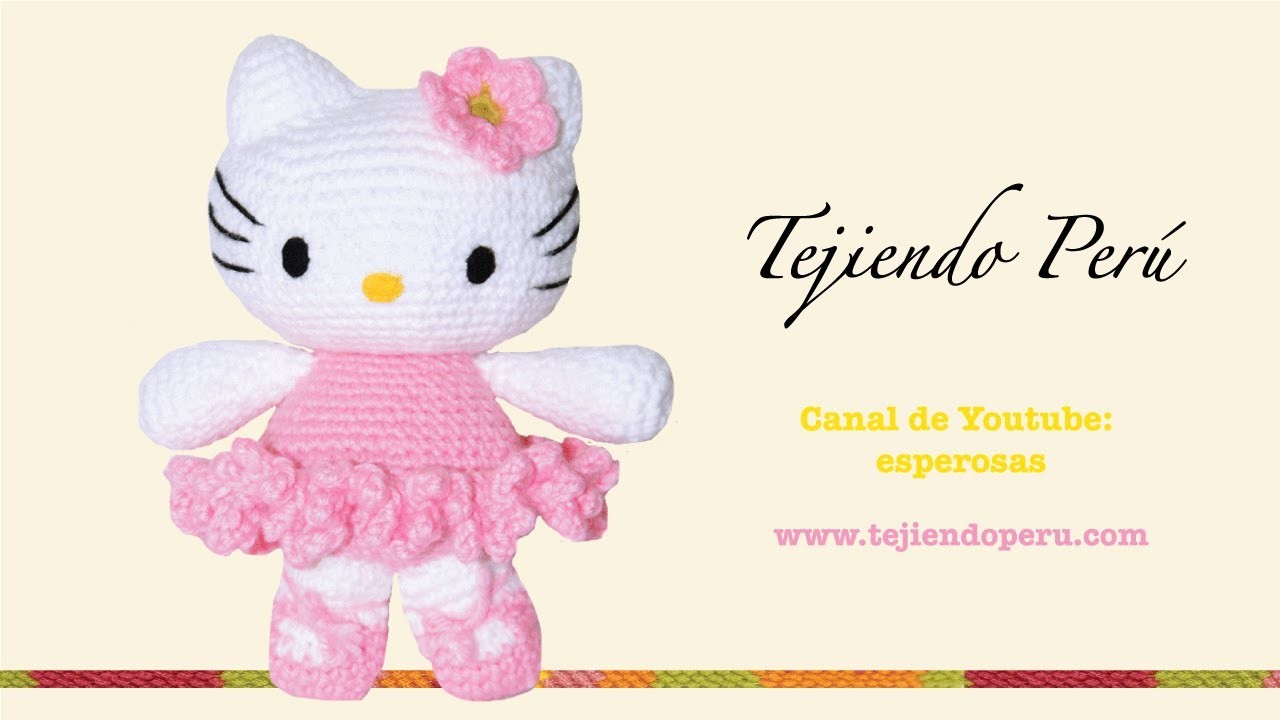 Hello Kitty tejida a crochet (amigurumi)  Parte 2: cuerpo