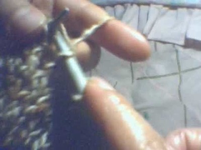 Knit stitch, punto derecho