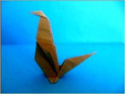 Manualidades con papel paloma de origami