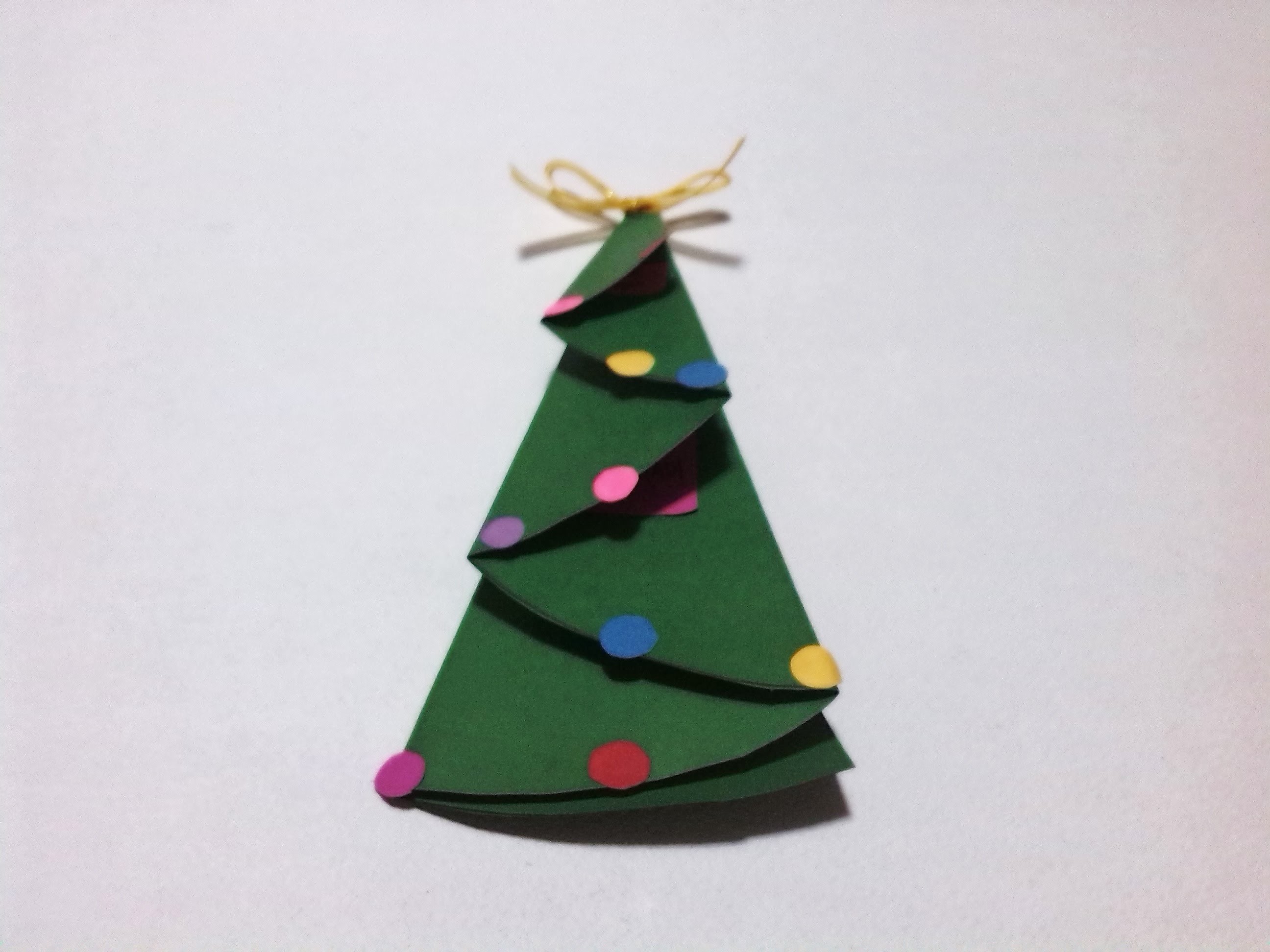 Navidad: Como doblar una carta en forma de pino fácil (origami)