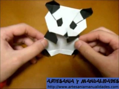 Origami como hacer un oso panda