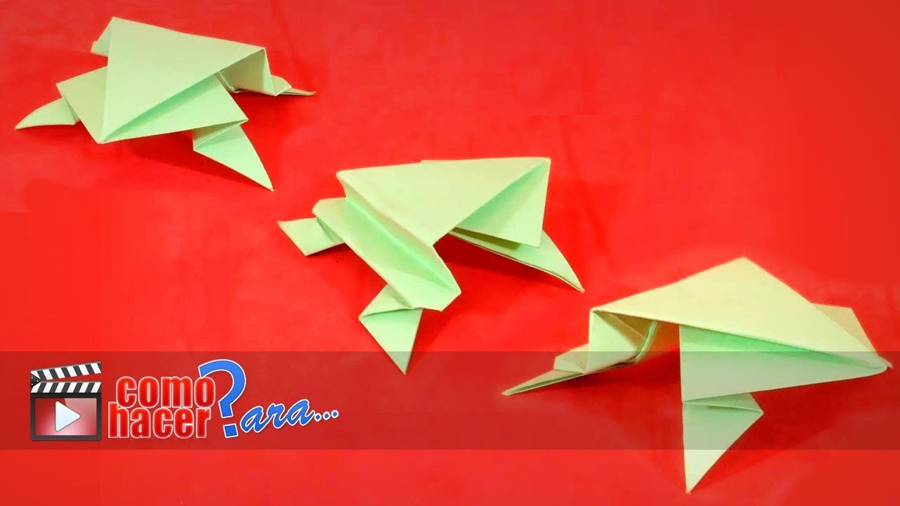 Origami: Cómo hacer una Rana de Papel Paso a Paso