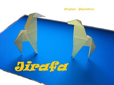 Origami - Papiroflexia. Jirafa