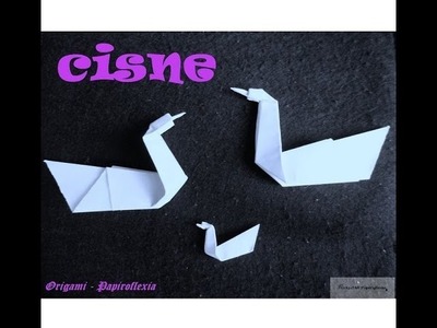 Origami - Papiroflexia. Tutorial: Cisne, Fácil y rápido