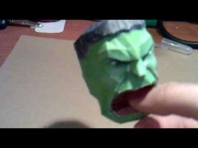 Papercraft Hulk (sin terminar)