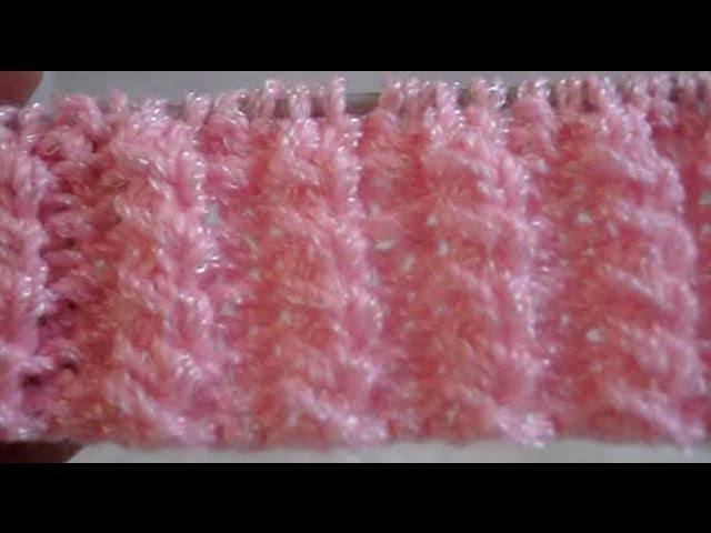 Puntada Fantasía Macizos Cruzados Crochet