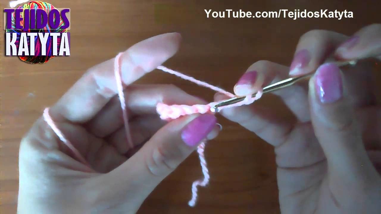 PUNTO ALTO O VARETA ALTA  A CROCHET - TUTORIAL PUNTOS BASICOS EN CROCHET