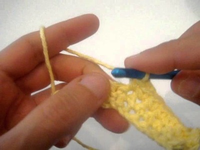 Punto Basico de Crochet No. 4 - Punto Bajo (pb) Añadiendo mas vueltas