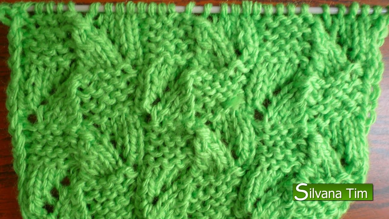 Punto fantasía DERECHO y REVÉS. Tejido con dos agujas # 97 Patterns knitting