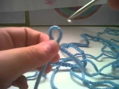 Tutorial: Cadeneta o cadena de inicio en crochet.
