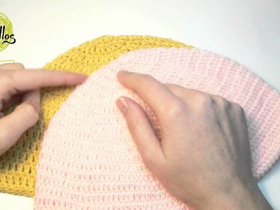 Tutorial Cómo Adaptar Medida Gorros Crochet o Ganchillo