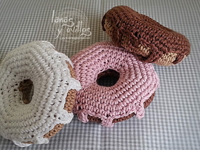Tutorial Donut Crochet o Ganchillo Doughnut
