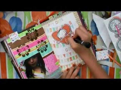 TUTORIAL SCRAPBOOK ♥ SMASH BOOK Haz una pagina conmigo ♥ 13  07  2013 ♥