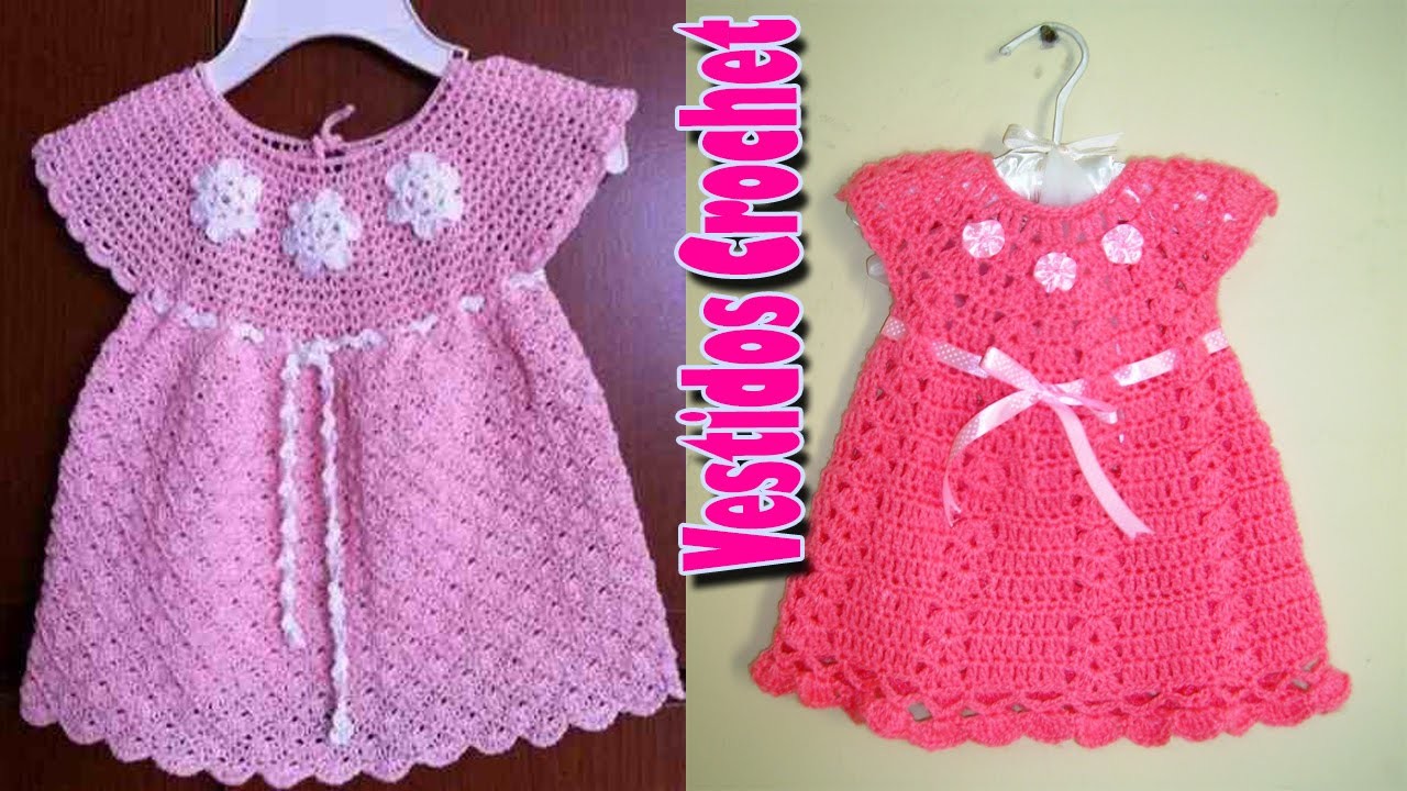 Vestidito de niña Tejidos a Crochet