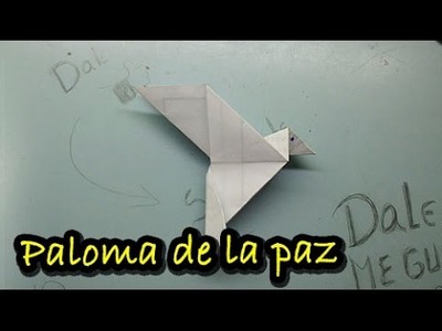 # 11 Origami - paloma de la paz de papel paso a paso ( origami - bird of peace paper)