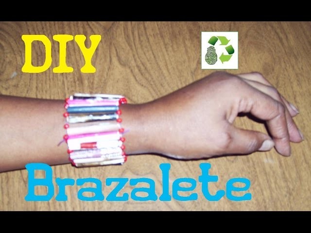 20. DIY BRAZALETE (RECICLAJE DE PAPEL)