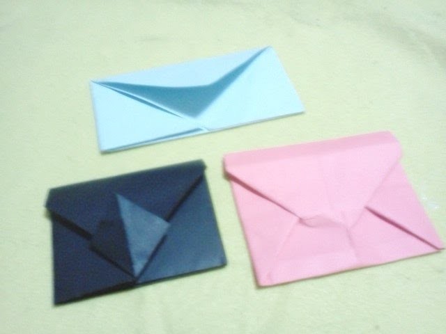 3 Diferentes formas de hacer sobres (origami)