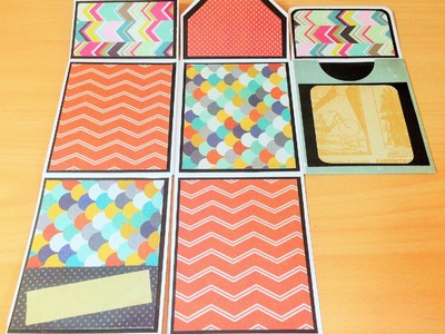 Album scrapbook con una hoja -One Sheet album-