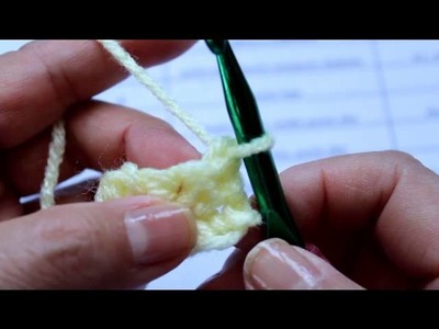 Aprenda a tejer Crochet (ganchillo) Punto Enano.Punto Raso.Punto Deslizado