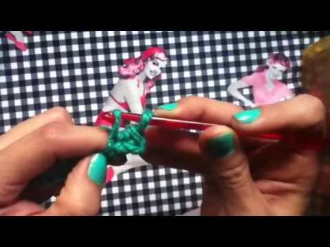 Básicos crochet: Punto bajo.single crochet