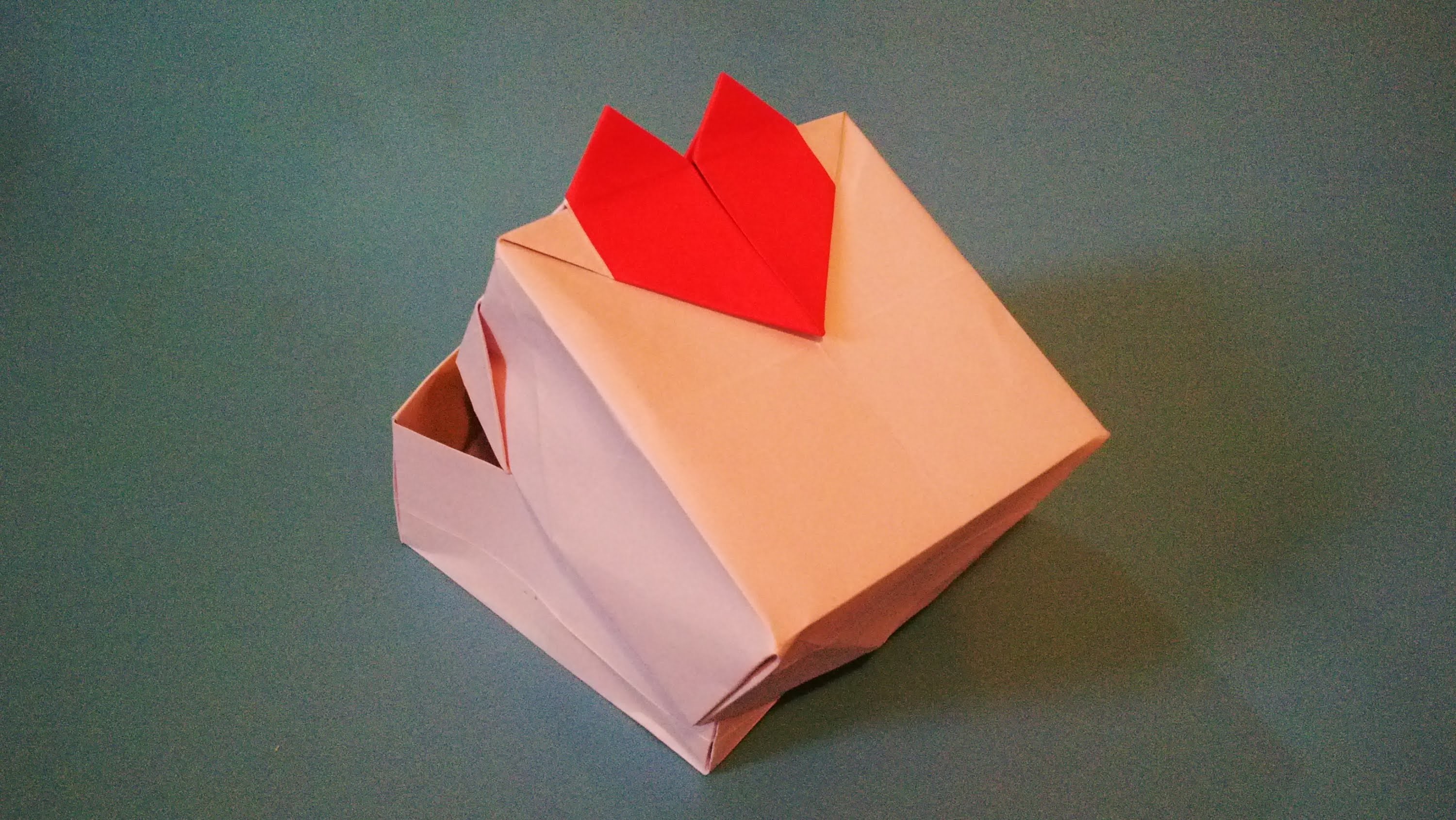 Caja Corazón Origami - Heart Box - Valentine's day