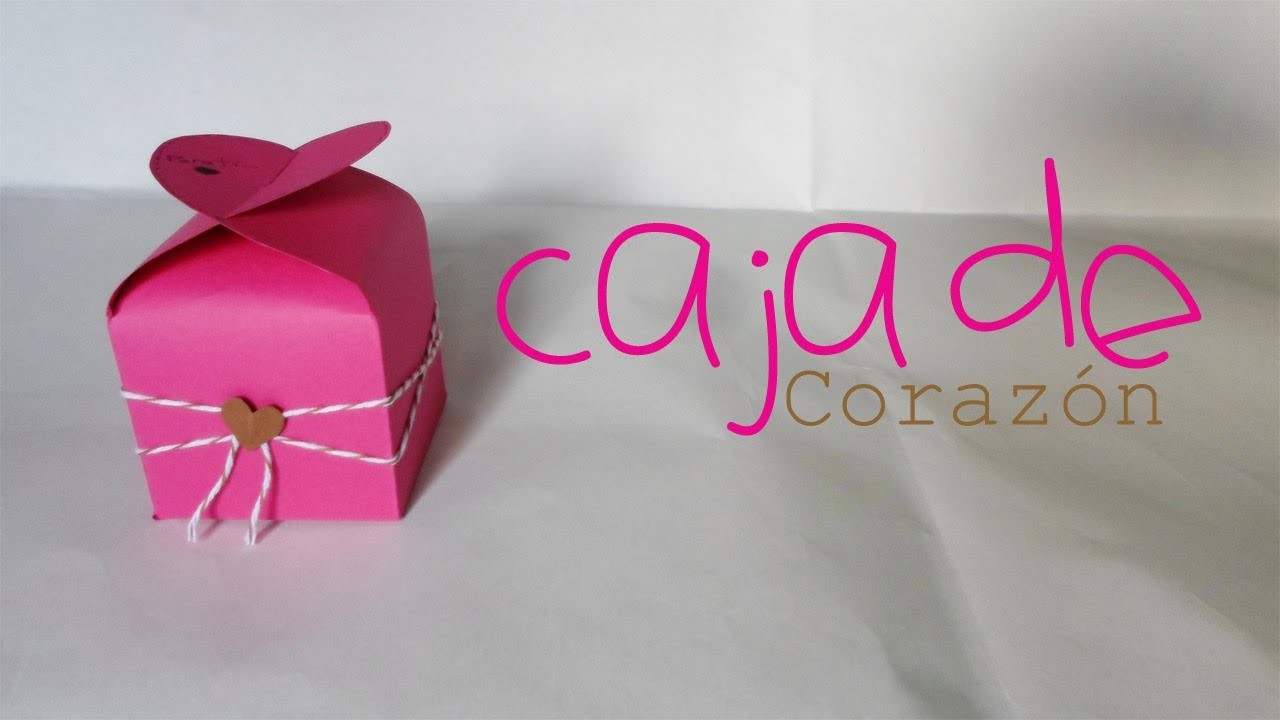 Caja de corazón || Paper Crafting || (San Valentin)