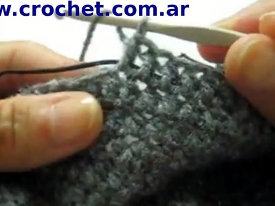 Como colocar elástico en tejido crochet tutorial paso a paso.
