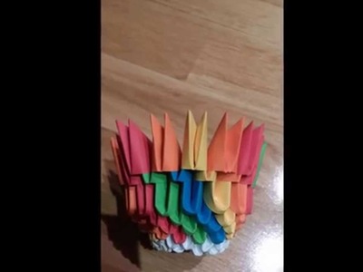 Como hacer jarron origami 3D | ORIGAMI 3D |