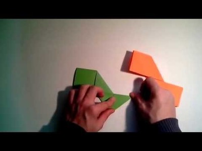 Como hacer un shuriken de papel arma de papel    [Origami - Papiroflexia]