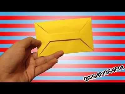Cómo hacer un SOBRE para cartas SIN pegamento (#cartasplegables)