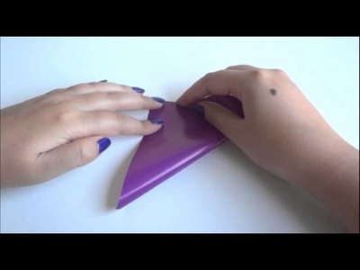 Cómo hacer un tulipán de origami