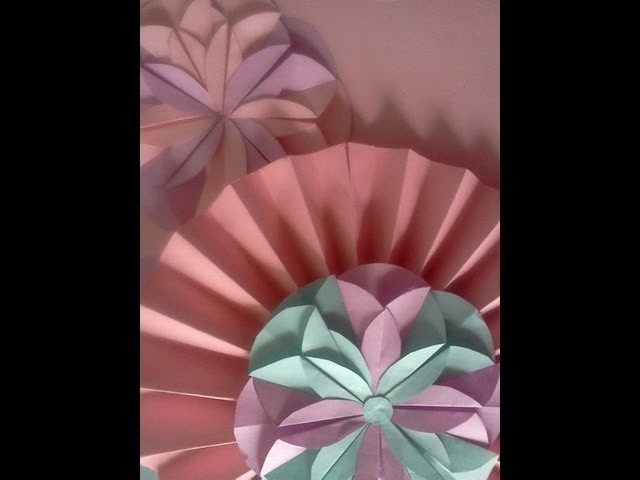 Cómo hacer una flor de papel (origami fácil)