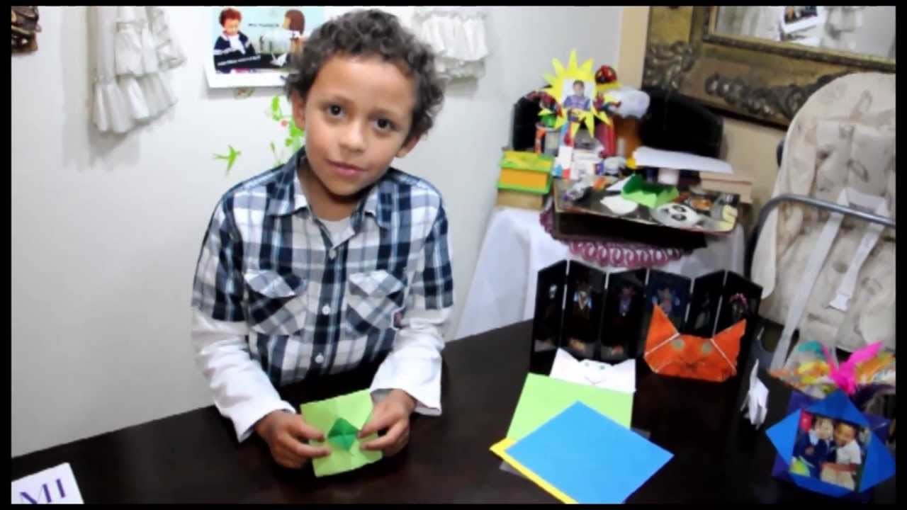 Cómo hacer una Gift Card de papel. Origami