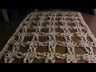 Cómo tejer un centro de mesa a crochet o gancho : ) 1a. Parte de 3.