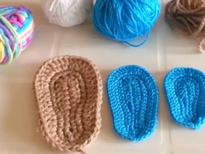 Consejos para tejer suelas o plantillas a crochet