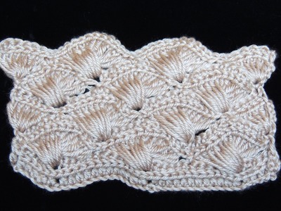 Crochet : Abanico Cruzado. Parte 2 de 2