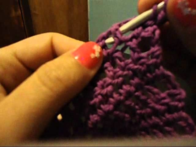 Crochet - Varetas en Relieve por Delante