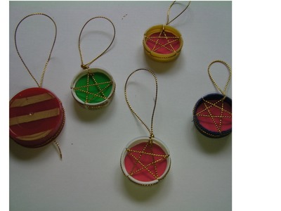 "DIY ** Adornos de navidad reciclados " recycled Christmas ornaments **
