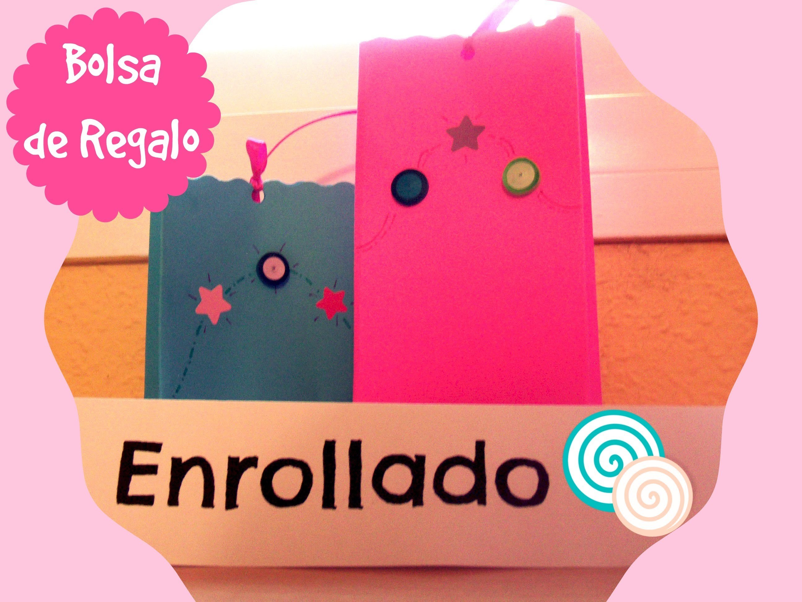 DIY-Tutorial Bolsa Regalo Papel