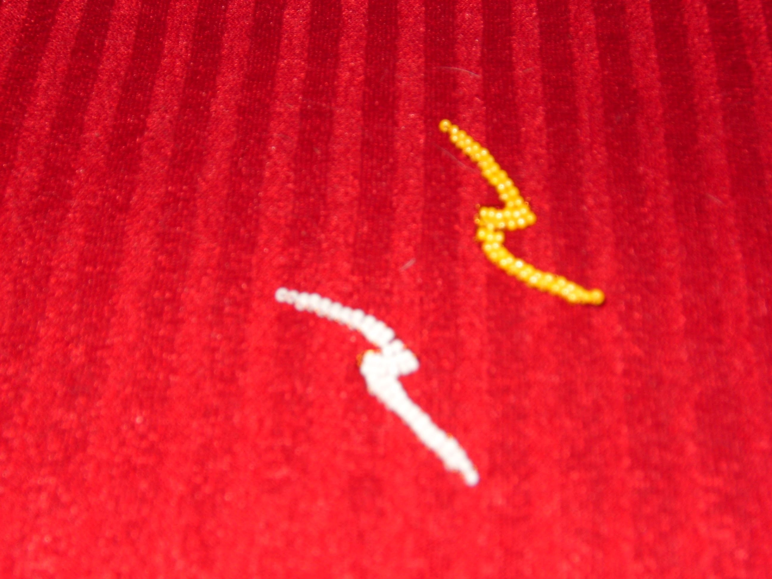 DIY Tutorial de Rayo en chaquiras o mostacillas