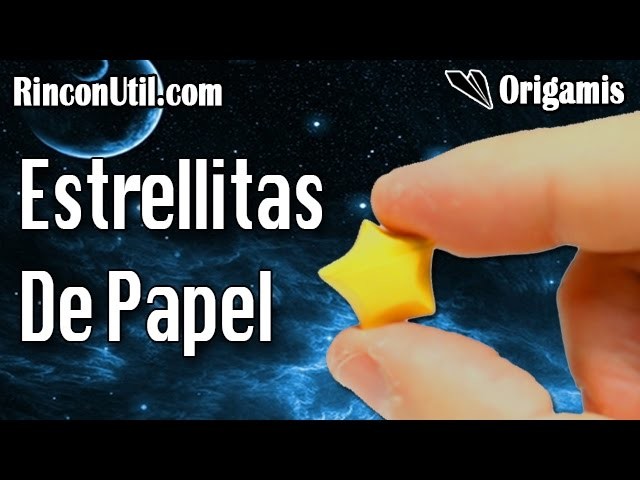 Estrellas de papel | Estrellas Origami 3D facil