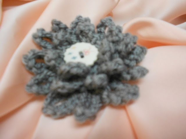 Flor # 4 Cadenas Crochet