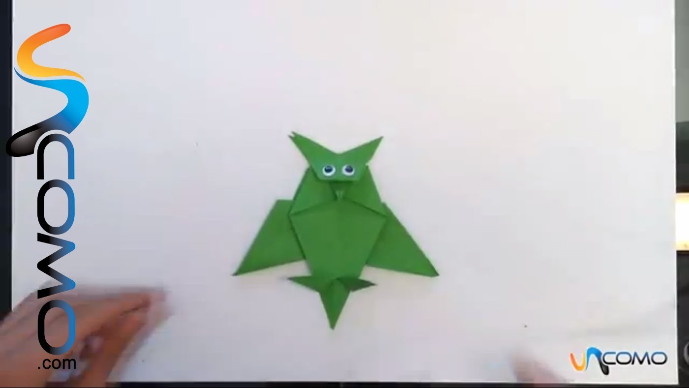 Hacer un buho de origami