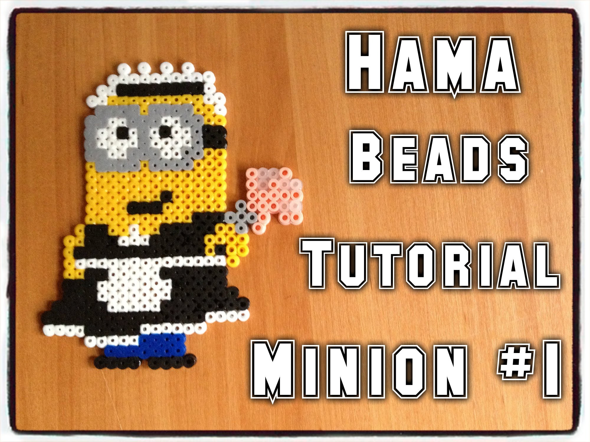 Hama Beads Tutorial | Minion #1